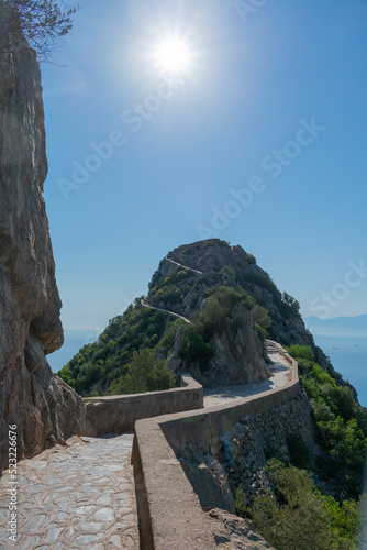 Scenic view from Yemma Gouraya National Park in Bejaia, Algeria photo