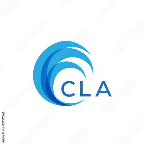 CLA letter logo. CLA blue image on white background. CLA Monogram logo design for entrepreneur and business. . CLA best icon.
