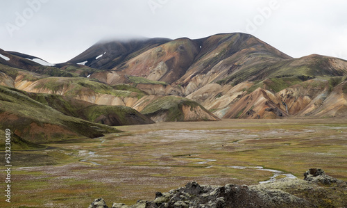 Veduta del Landmannalaugar, Islanda photo