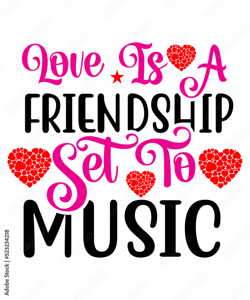 Vetor de Love SVG Bundle, Valentines SVG , Valentines Day Svg, Love Cut ...