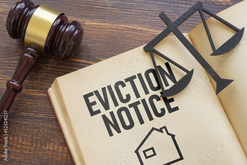 Photography Eviction notice is shown using the text