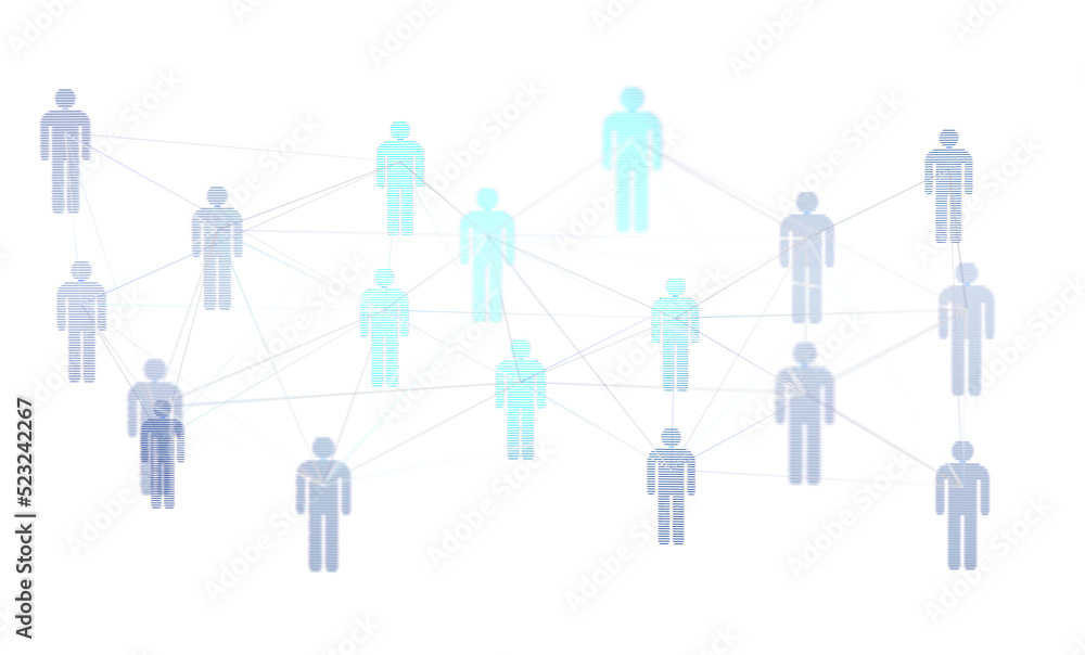 Businessman using data network with his fingers Businessman using data network with his fingers