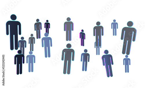  people network structure HR - Human resources management and recruitment