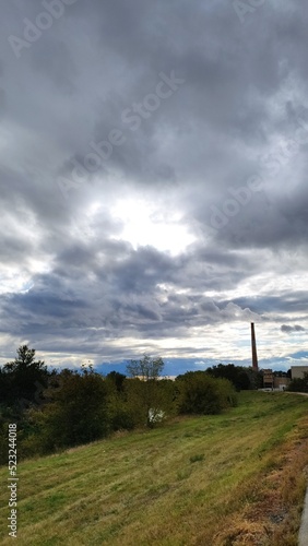 landscape with clouds