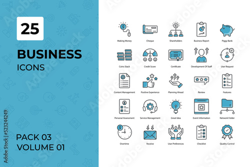 Business icons collection. Set contains such Icons as business man, teamwork, office, finance, and more