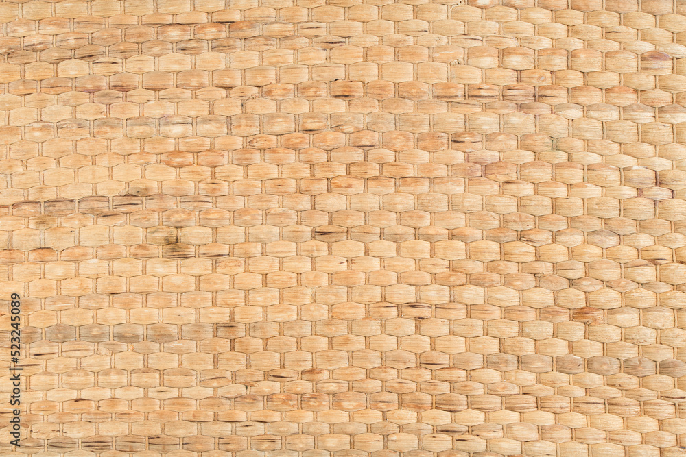 texture of woven cane stems in yellow color texture of woven cane stems in yellow color