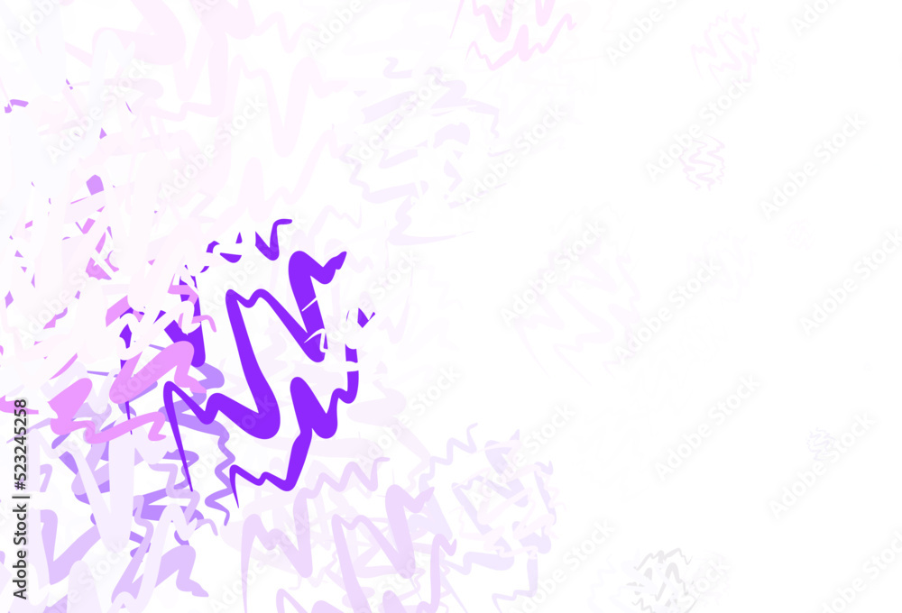 Light Purple vector texture with wry lines. Light Purple vector texture with wry lines.