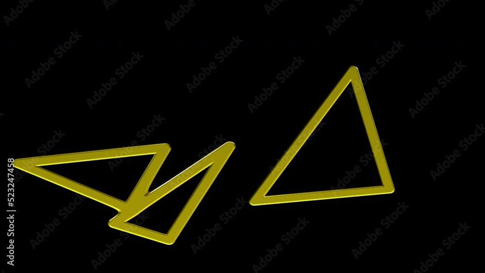 Graphic loop animation video with alpha channel with transparent ...