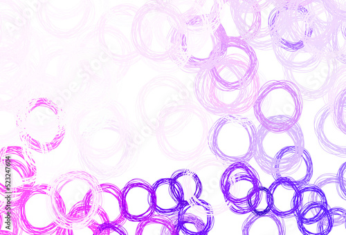 Light Purple, Pink vector background with spots.