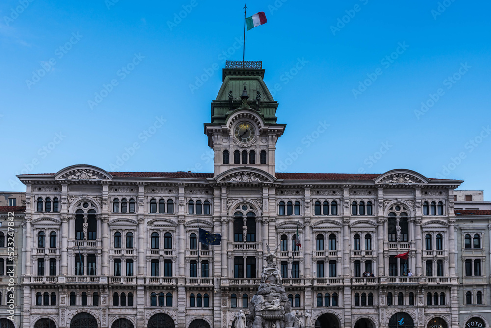 town hall of trieste, italy