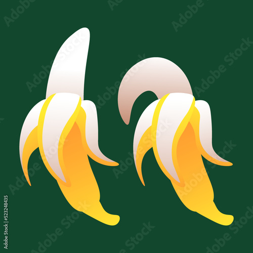 A banana is standing, a banana is flabby, male strength