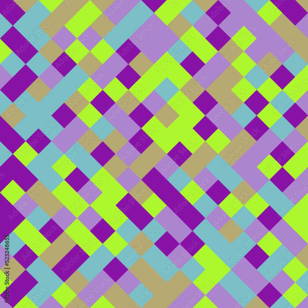 Color Rhombus tile tessellation pattern illustration Color Rhombus tile tessellation pattern illustration