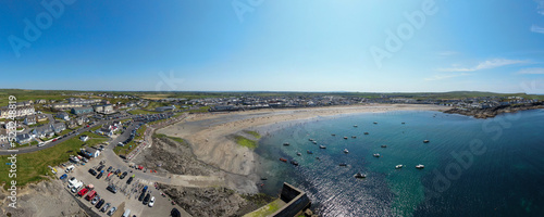 Kilkee own and public beach and surrounding cliffs