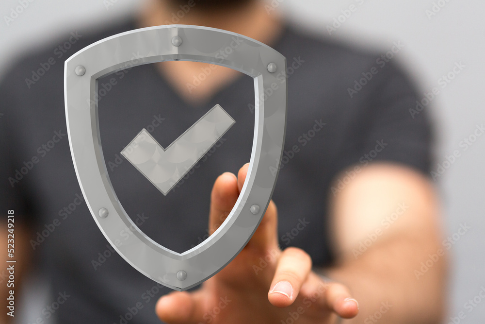Information technology protected with firewall, secure access and encryption against cyber Information technology protected with firewall, secure access and encryption against cyber