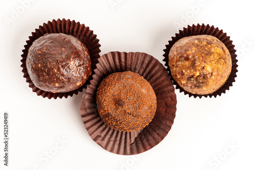 Photography Healthy homemade energy balls with nuts