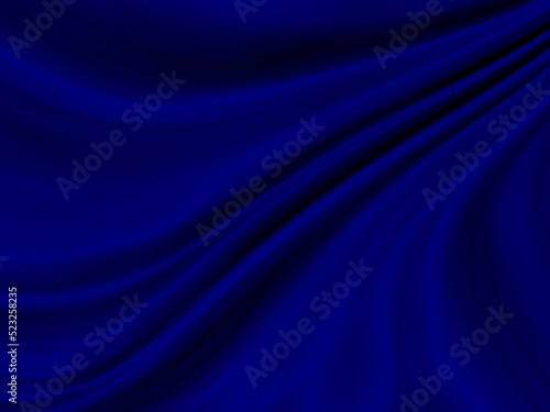 blue silk wave background, blue dark abstract background 