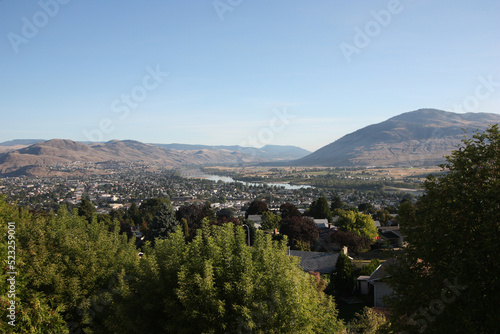 The Fraser river and the Kamloops valley.