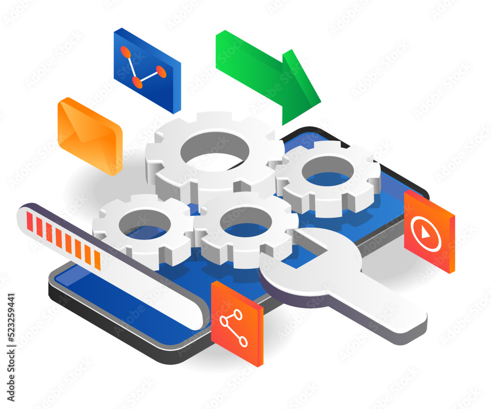Process smartphone application update Process smartphone application update