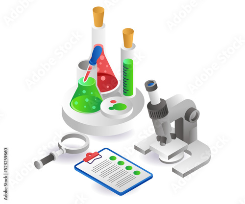 Experimental analysis of microscope laboratory data