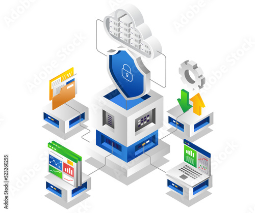Cloud server data security technology
