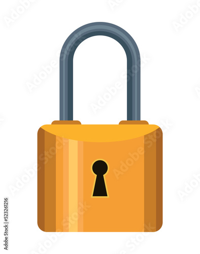 safe secure padlock closed