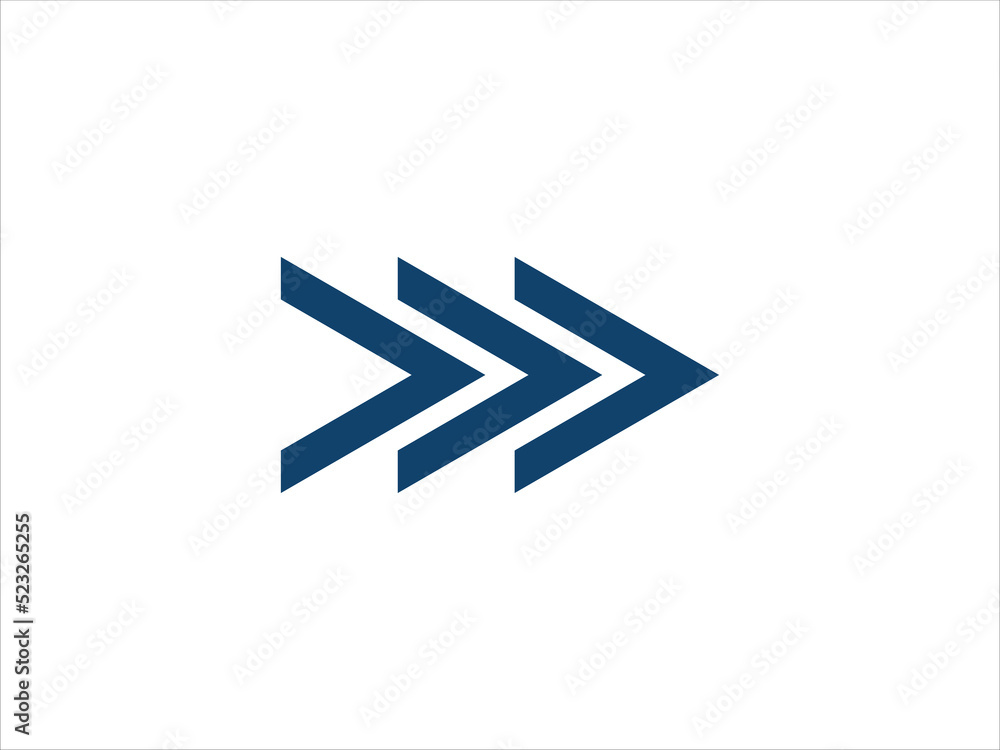 Directional arrow signs or icons set design Directional arrow signs or icons set design