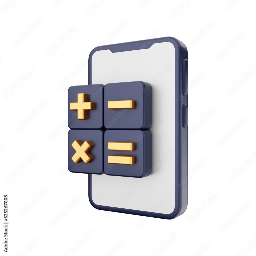 Obraz premium smartphone function 3d icon illustration