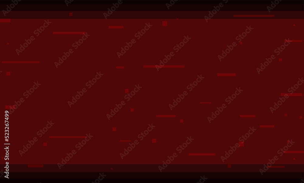 Obraz premium Red background template with pixels, Vector illustration