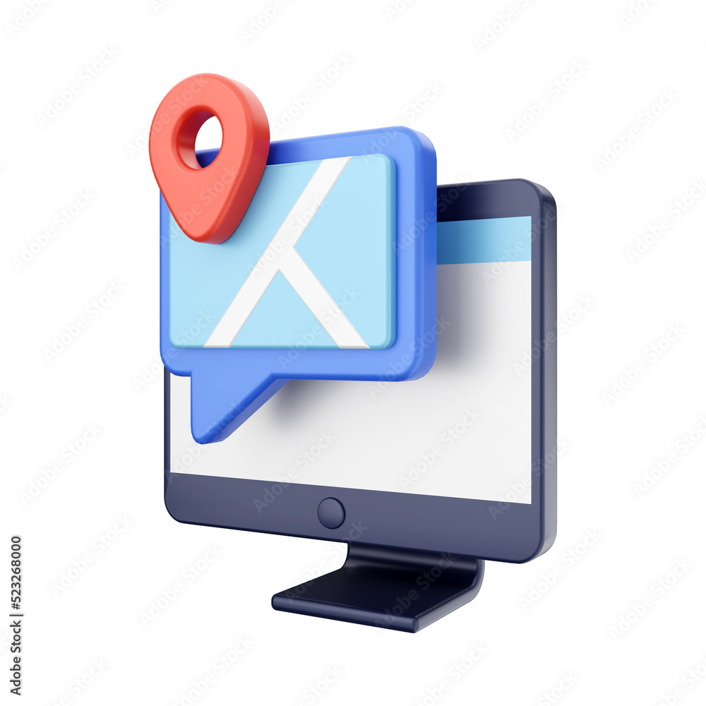 computer function 3d icon illustration