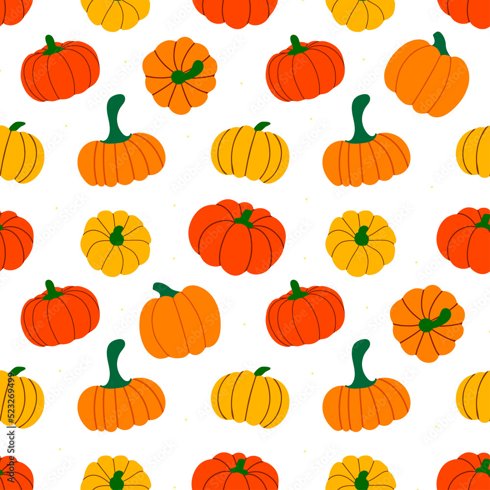seamless pattern with pumpkins seamless pattern with pumpkins