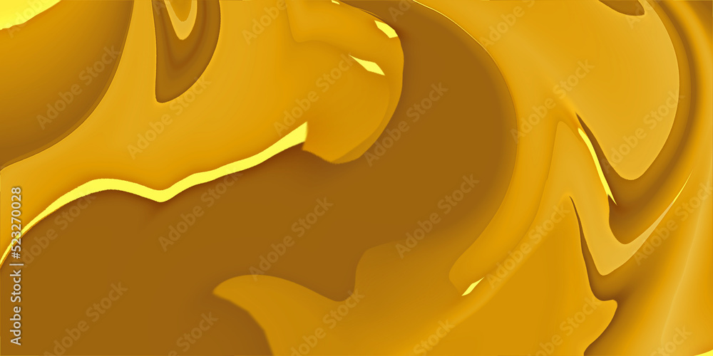 Abstract yellow wavy background, Yellow gold abstract liquify background Abstract yellow wavy background, Yellow gold abstract liquify background