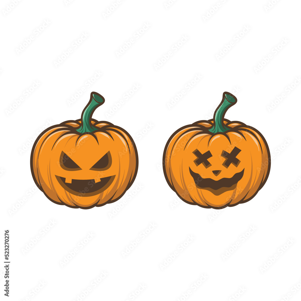 Obraz premium Pumpkin Set 6 | Farmhouse | EPS10