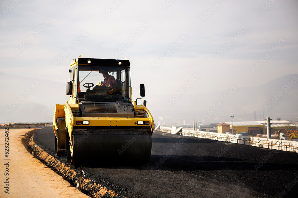 new asphalting road way worker driver machine new asphalting road way worker driver machine
