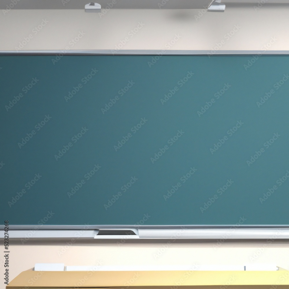 Classroom Chalkboard in Sunlight Classroom Chalkboard in Sunlight