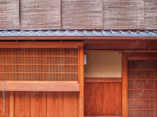 Wooden architectural detail, Japan