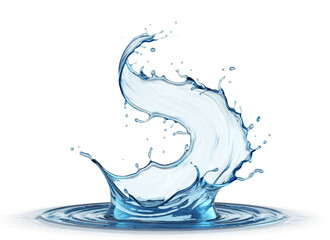 Crown water Liquid splash transparent