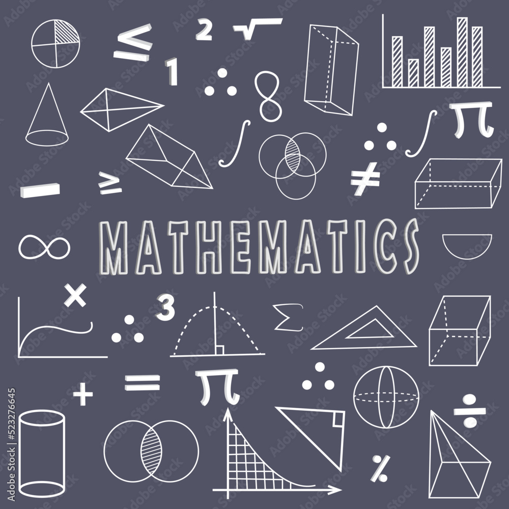 Maths chalkboard Maths chalkboard
