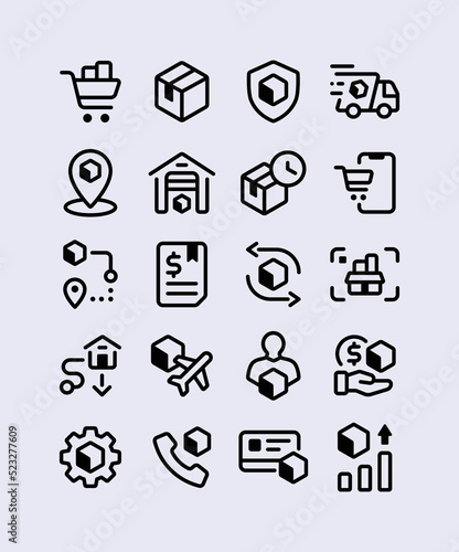 icon security system and a very fast domestic and international package delivery expedition