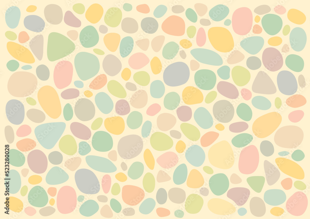 Various shapes seamless patterns pastel colors. Various shapes seamless patterns pastel colors.