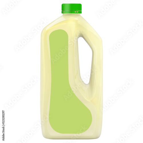 Juice bottle 3d render for mockup