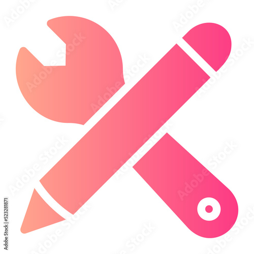 edit tools gradient icon