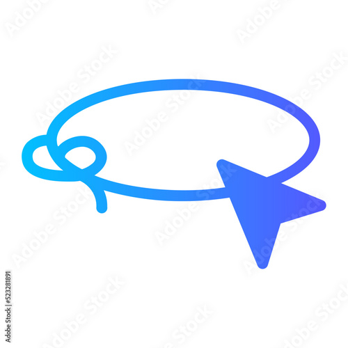 lasso gradient icon