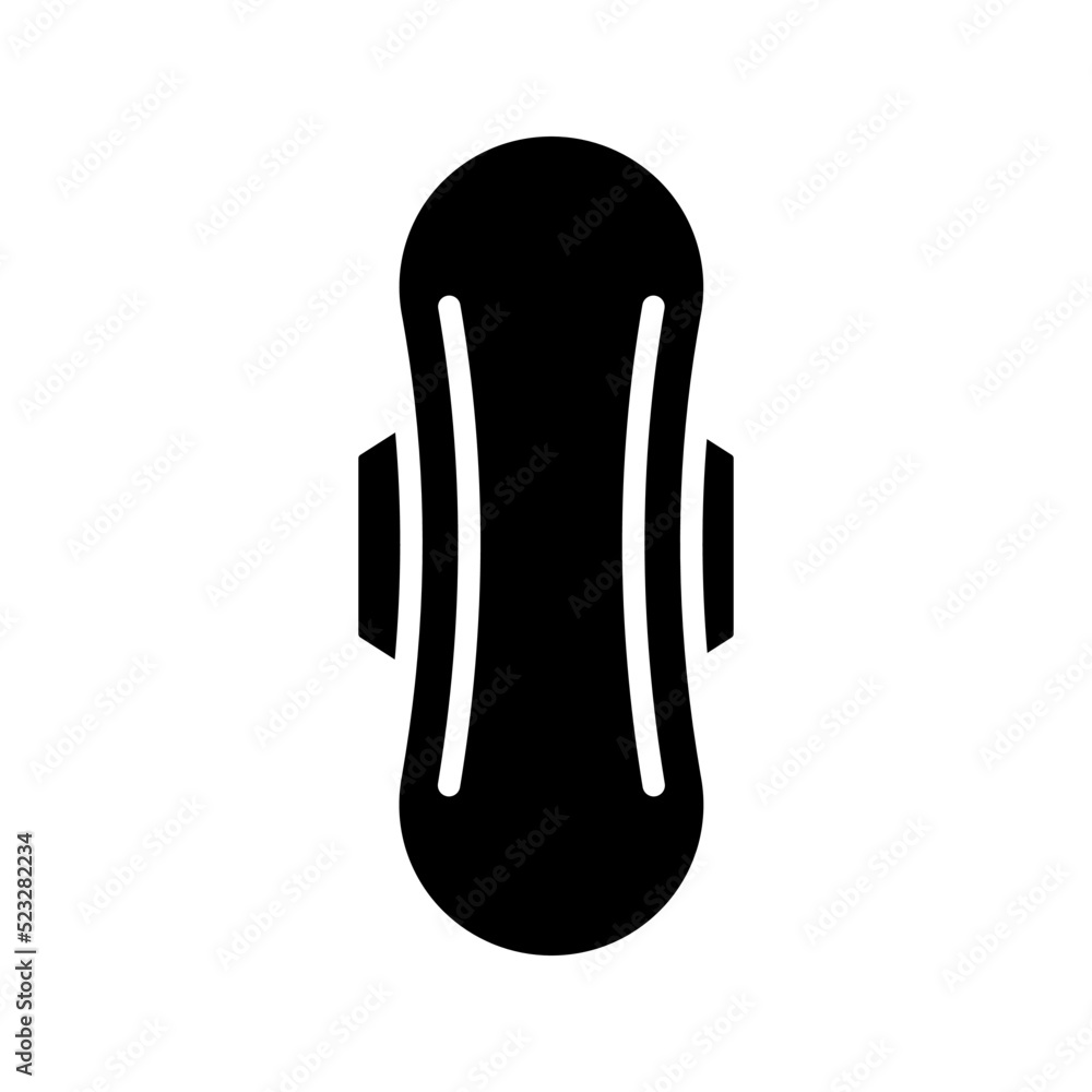 Sanitary pad icon. vector illustration Sanitary pad icon. vector illustration