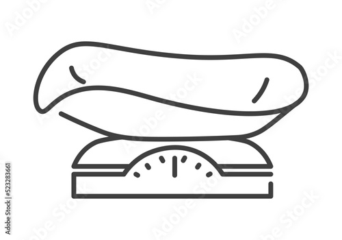 Scale for kids, weight measurements healthy growth