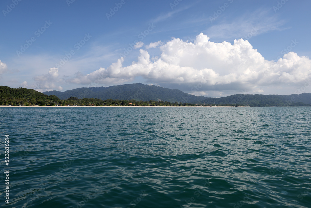 riding gliding floating flying over sea water on speedboat riding gliding floating flying over sea water on speedboat