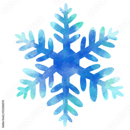Xmas Snow Snowflake Blue Christmas Winter Flake - Transparent Background Snowflake Png