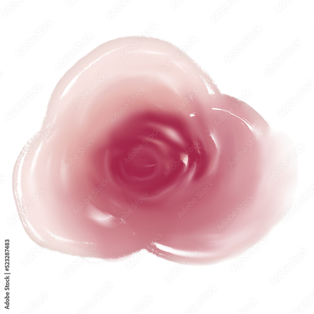 Pink Flowers Rose Watercolour Painting PNG Pink Flowers Rose Watercolour Painting PNG