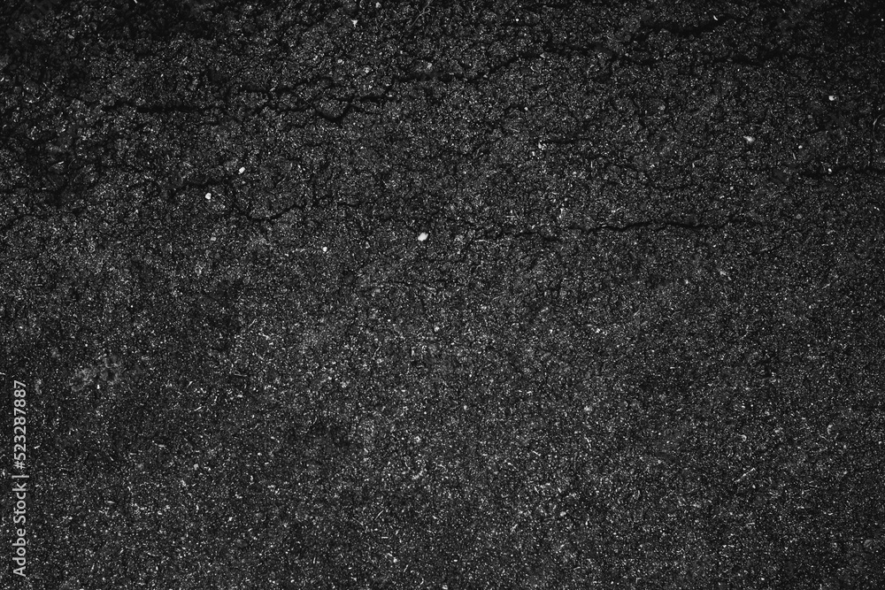 Obraz premium Black asphalt road texture background.