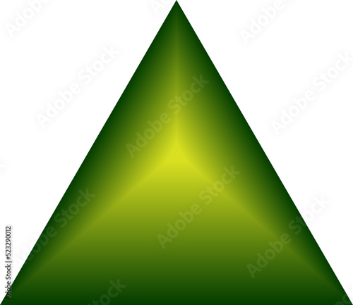 Obraz na płótnie Triangle click press button upload internet website icon cursor up mark abstract background illustration w salonie