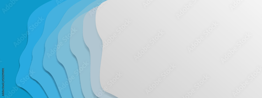 Abstract blue and white paper layer background. Paper water background. Vector illustration Abstract blue and white paper layer background. Paper water background. Vector illustration